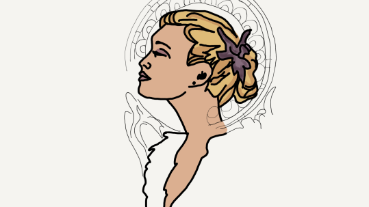 Digital Portrait, Lady Architect, 2012
