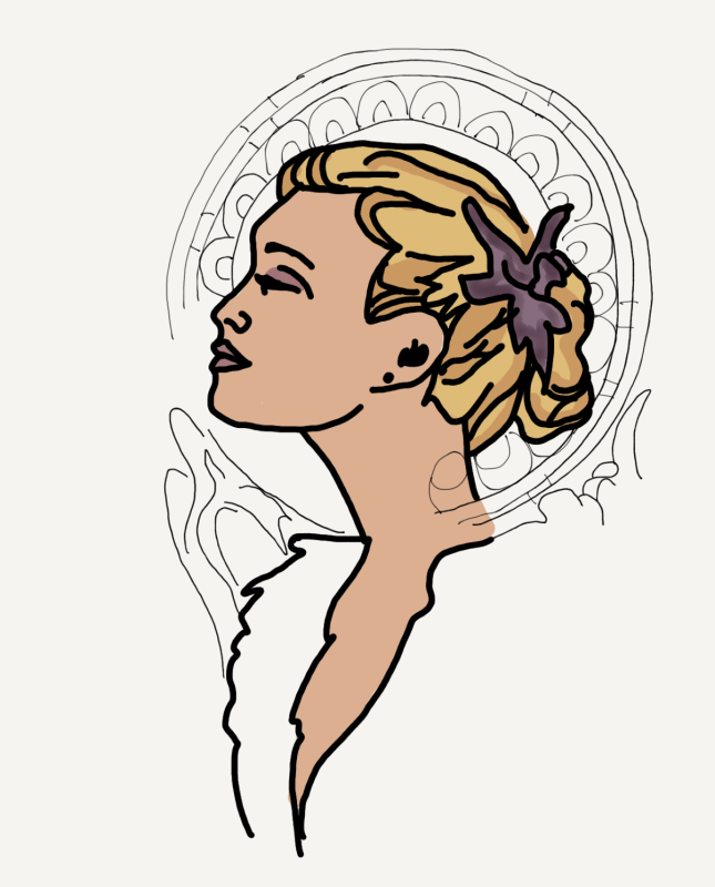 Digital Portrait, Lady Architect, 2012