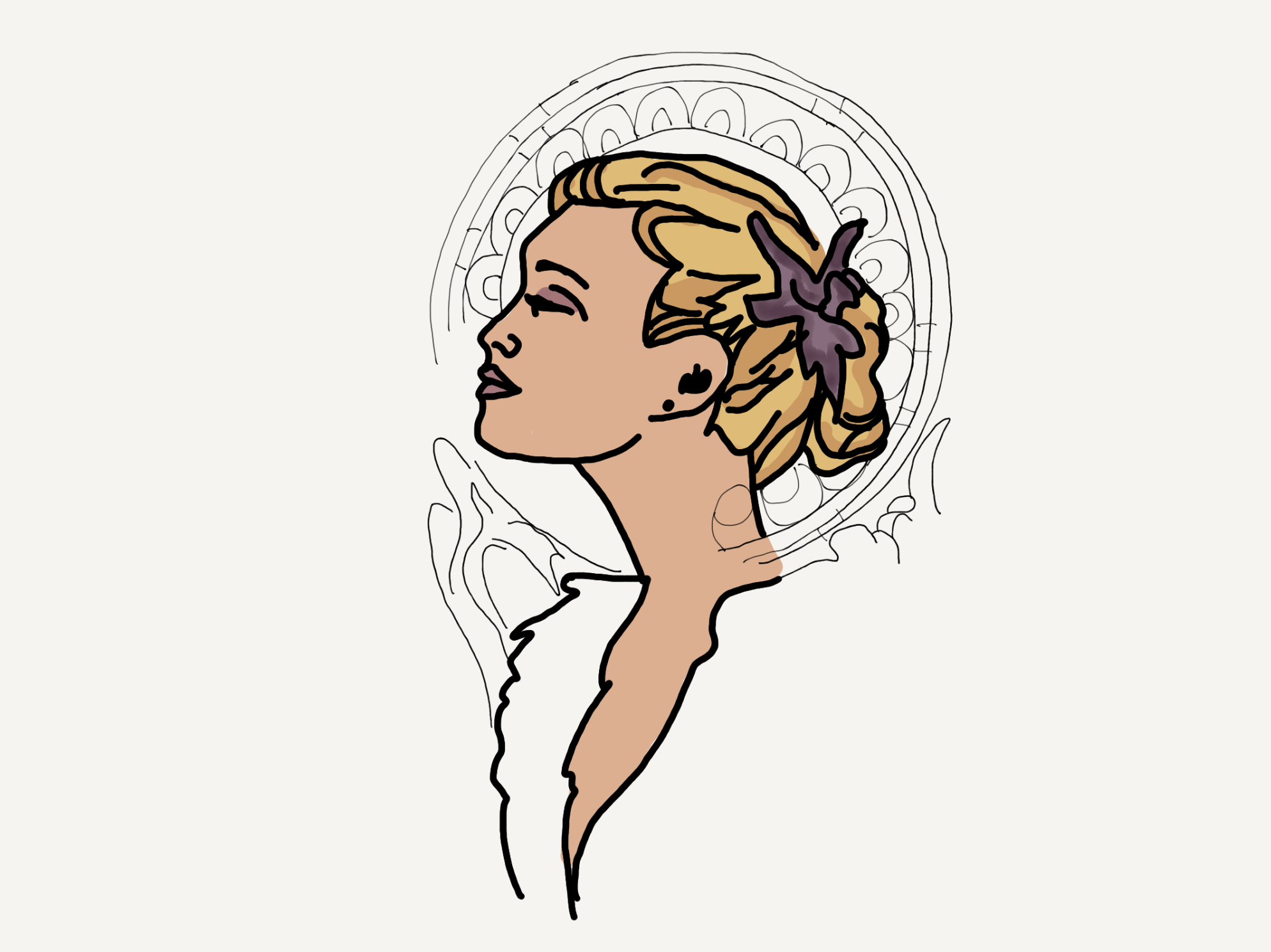 Digital Portrait, Lady Architect, 2012