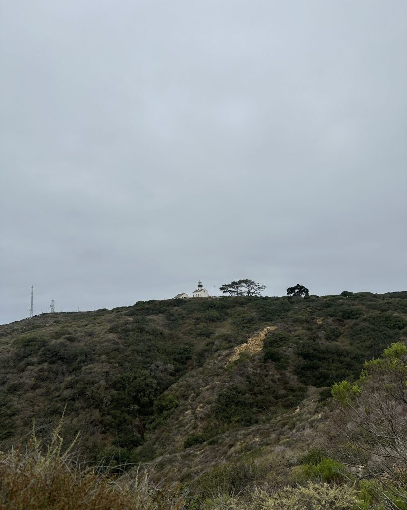 Cloudy sky over the Old Lighthouse at Point Loma — source photography for Found Palettes Vol. 02